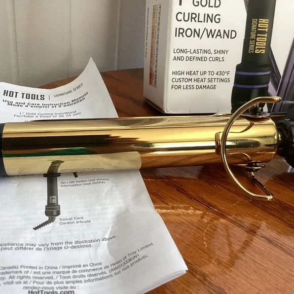 Hot Tools Pro Signature Gold 1" Curling Iron - Picture 6 of 9